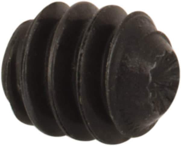 Holo-Krome - #4-40 UNC, 1/8" OAL, Internal Knurl Point Set Screw - Grade ASTM F912 Alloy Steel, 0.05" Key - Industrial Tool & Supply
