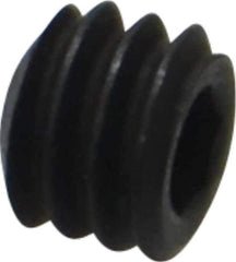 Holo-Krome - #8-32 UNC, 1/8" OAL, Internal Knurl Point Set Screw - Grade 8 Alloy Steel, 5/64" Key - Industrial Tool & Supply