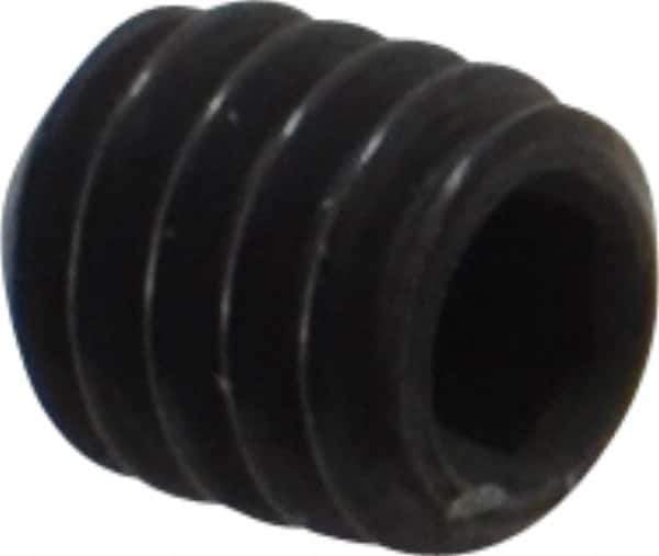 Holo-Krome - #8-32 UNC, 3/16" OAL, Internal Knurl Point Set Screw - Grade 8 Alloy Steel, 5/64" Key - Industrial Tool & Supply