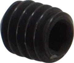 Holo-Krome - #8-32 UNC, 3/16" OAL, Internal Knurl Point Set Screw - Grade 8 Alloy Steel, 5/64" Key - Industrial Tool & Supply