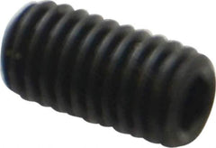 Holo-Krome - #10-32 UNF, 3/8" OAL, Internal Knurl Point Set Screw - Grade 8 Alloy Steel, 3/32" Key - Industrial Tool & Supply