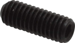 Holo-Krome - #10-32 UNF, 1/2" OAL, Internal Knurl Point Set Screw - Grade 8 Alloy Steel, 3/32" Key - Industrial Tool & Supply