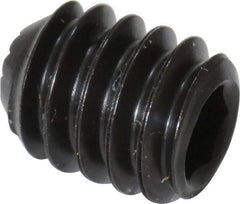 Holo-Krome - 1/4-20 UNC, 5/16" OAL, Internal Knurl Point Set Screw - Grade 8 Alloy Steel, 1/8" Key - Industrial Tool & Supply