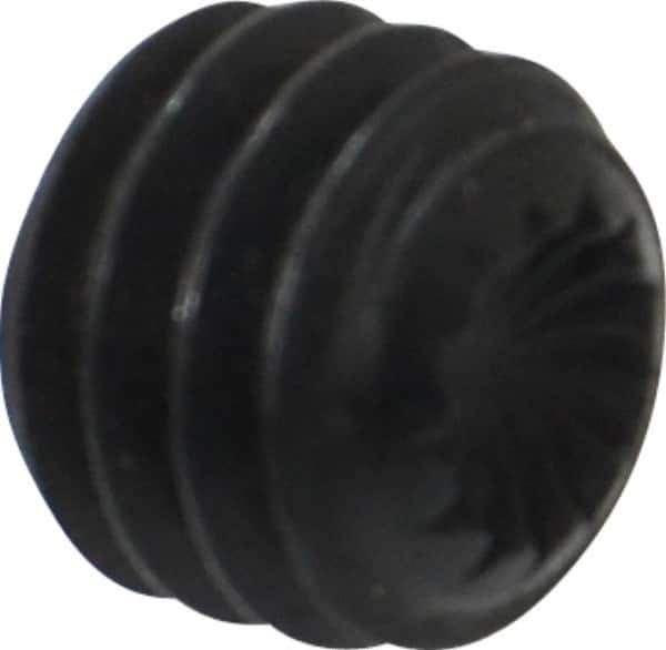 Holo-Krome - 5/16-18 UNC, 1/4" OAL, Internal Knurl Point Set Screw - Grade 8 Alloy Steel, 5/32" Key - Industrial Tool & Supply