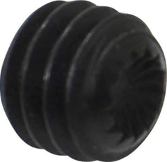 Holo-Krome - 5/16-18 UNC, 1/4" OAL, Internal Knurl Point Set Screw - Grade 8 Alloy Steel, 5/32" Key - Industrial Tool & Supply