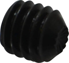 Holo-Krome - 5/16-18 UNC, 5/16" OAL, Internal Knurl Point Set Screw - Grade 8 Alloy Steel, 5/32" Key - Industrial Tool & Supply