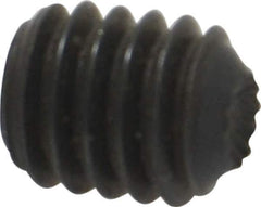 Holo-Krome - 5/16-18 UNC, 3/8" OAL, Internal Knurl Point Set Screw - Grade 8 Alloy Steel, 5/32" Key - Industrial Tool & Supply