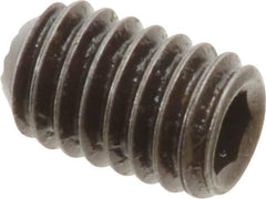 Holo-Krome - 5/16-18 UNC, 1/2" OAL, Internal Knurl Point Set Screw - Grade 8 Alloy Steel, 5/32" Key - Industrial Tool & Supply