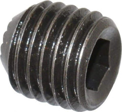Holo-Krome - 5/16-24 UNF, 5/16" OAL, Internal Knurl Point Set Screw - Grade 8 Alloy Steel, 5/32" Key - Industrial Tool & Supply
