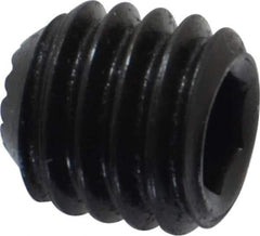 Holo-Krome - 3/8-16 UNC, 3/8" OAL, Internal Knurl Point Set Screw - Grade 8 Alloy Steel, 3/16" Key - Industrial Tool & Supply