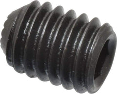 Holo-Krome - 3/8-16 UNC, 1/2" OAL, Internal Knurl Point Set Screw - Grade 8 Alloy Steel, 3/16" Key - Industrial Tool & Supply