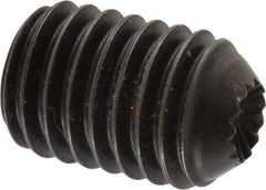 Holo-Krome - 1/2-13 UNC, 3/4" OAL, Internal Knurl Point Set Screw - Grade 8 Alloy Steel, 1/4" Key - Industrial Tool & Supply