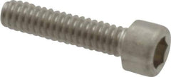 Holo-Krome - #2-56 UNC Hex Socket Drive, Socket Cap Screw - Grade 18-8 Stainless Steel, Uncoated, Fully Threaded, 3/8" Length Under Head - Industrial Tool & Supply