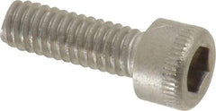 Holo-Krome - #8-32 UNC Hex Socket Drive, Socket Cap Screw - Grade 18-8 Stainless Steel, Uncoated, Fully Threaded, 1/2" Length Under Head - Industrial Tool & Supply