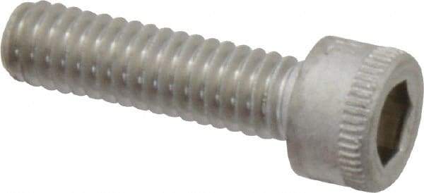 Holo-Krome - #8-32 UNC Hex Socket Drive, Socket Cap Screw - Grade 18-8 Stainless Steel, Uncoated, Fully Threaded, 5/8" Length Under Head - Industrial Tool & Supply