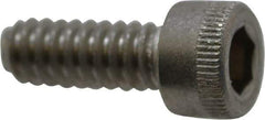 Holo-Krome - #10-24 UNC Hex Socket Drive, Socket Cap Screw - Grade 18-8 Stainless Steel, Uncoated, Fully Threaded, 1/2" Length Under Head - Industrial Tool & Supply