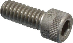 Holo-Krome - 1/4-20 UNC Hex Socket Drive, Socket Cap Screw - Grade 18-8 Stainless Steel, Uncoated, Fully Threaded, 5/8" Length Under Head - Industrial Tool & Supply