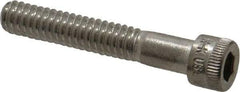 Holo-Krome - 1/4-20 UNC Hex Socket Drive, Socket Cap Screw - Grade 18-8 Stainless Steel, Uncoated, Partially Threaded, 1-1/2" Length Under Head - Industrial Tool & Supply