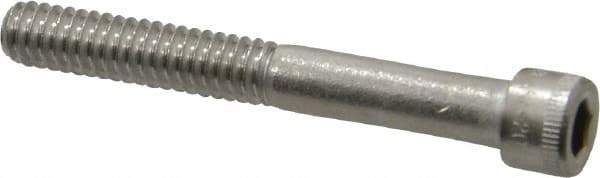 Holo-Krome - 1/4-20 UNC Hex Socket Drive, Socket Cap Screw - Grade 18-8 Stainless Steel, Uncoated, Partially Threaded, 2" Length Under Head - Industrial Tool & Supply