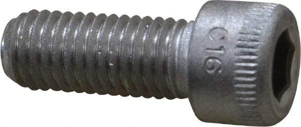 Holo-Krome - 1/4-28 UNF Hex Socket Drive, Socket Cap Screw - Grade 18-8 Stainless Steel, Uncoated, Fully Threaded, 5/8" Length Under Head - Industrial Tool & Supply