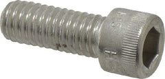 Holo-Krome - 3/8-16 UNC Hex Socket Drive, Socket Cap Screw - Grade 18-8 Stainless Steel, Uncoated, Fully Threaded, 1" Length Under Head - Industrial Tool & Supply