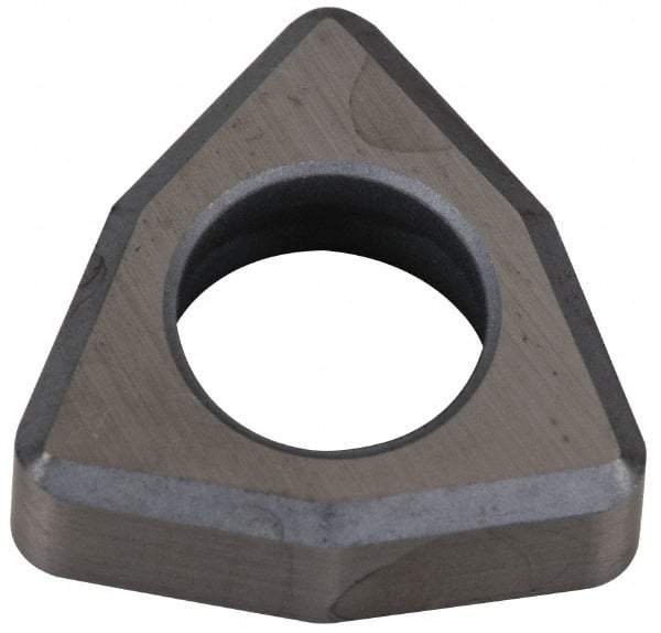Kennametal - 1/2" Inscribed Circle, Trigon Turning Shim for Indexables - Ceramic, 0.187" Thick, Negative Rake - Industrial Tool & Supply