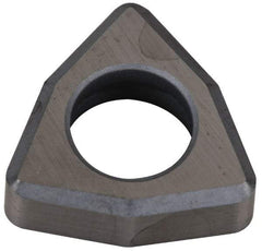 Kennametal - 1/2" Inscribed Circle, Trigon Turning Shim for Indexables - Ceramic, 0.187" Thick, Negative Rake - Industrial Tool & Supply