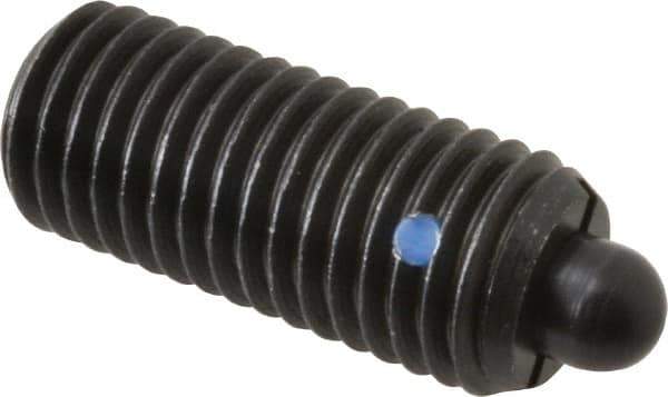 Gibraltar - 3/4-10, 1-3/4" Thread Length, 5/16" Plunger Projection, Steel Threaded Spring Plunger - 0.374" Max Plunger Diam, 1-3/4" Plunger Length, 6.7 Lb Init End Force, 37.3 Lb Final End Force - Industrial Tool & Supply