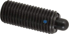 Gibraltar - 1-8, 2-13/32" Thread Length, 1/2" Plunger Projection, Steel Threaded Spring Plunger - 1/2" Max Plunger Diam, 2-13/32" Plunger Length, 16 Lb Init End Force, 68 Lb Final End Force - Industrial Tool & Supply