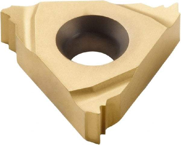 Seco - 22ER External Right Hand 7 Whitworth Laydown Threading Insert - Grade CP500, TiAlN/TiN Coated Carbide, 12.7mm Inscribed Circle - Industrial Tool & Supply