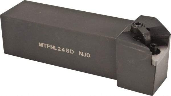 Hertel - MTFN, Left Hand Cut, 0° Lead Angle, 1-1/2" Shank Height x 1-1/2" Shank Width, Negative Rake Indexable Turning Toolholder - 6" OAL, TN..54. Insert Compatibility, Series Multi-Option - Industrial Tool & Supply