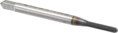OSG - #2-56 UNC H4 Thread Limit Bottoming Thread Forming Tap - Powdered Metal High Speed Steel, TiCN Finish, 1-3/4" OAL, 7/16" Thread Length, Right Hand Thread, Series EXOTAP NRT - Exact Industrial Supply