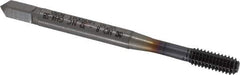 OSG - #8-32 UNC H4 Thread Limit Bottoming Thread Forming Tap - Powdered Metal High Speed Steel, TiCN Finish, 2-1/8" OAL, 3/4" Thread Length, Right Hand Thread, Series EXOTAP NRT - Exact Industrial Supply