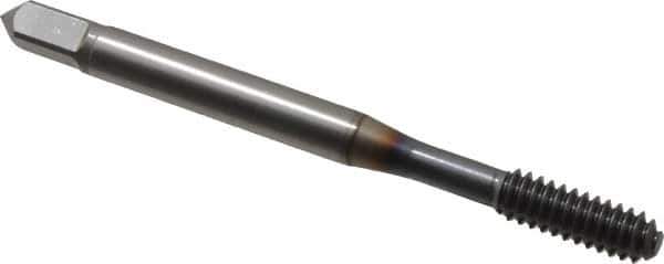 OSG - #10-24 UNC H5 Thread Limit Bottoming Thread Forming Tap - Powdered Metal High Speed Steel, TiCN Finish, 2-3/8" OAL, 7/8" Thread Length, Right Hand Thread, Series EXOTAP NRT - Exact Industrial Supply
