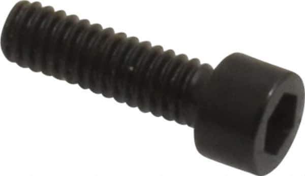 Holo-Krome - #1-72 UNF Hex Socket Drive, Socket Cap Screw - Alloy Steel, Black Oxide Finish, Fully Threaded, 1/4" Length Under Head - Industrial Tool & Supply