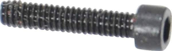 Holo-Krome - #1-72 UNF Hex Socket Drive, Socket Cap Screw - Alloy Steel, Black Oxide Finish, Fully Threaded, 3/8" Length Under Head - Industrial Tool & Supply