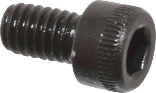 Holo-Krome - #6-40 UNF Hex Socket Drive, Socket Cap Screw - Alloy Steel, Black Oxide Finish, Fully Threaded, 1/4" Length Under Head - Industrial Tool & Supply