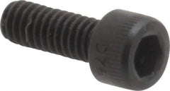 Holo-Krome - #6-40 UNF Hex Socket Drive, Socket Cap Screw - Alloy Steel, Black Oxide Finish, Fully Threaded, 3/8" Length Under Head - Industrial Tool & Supply