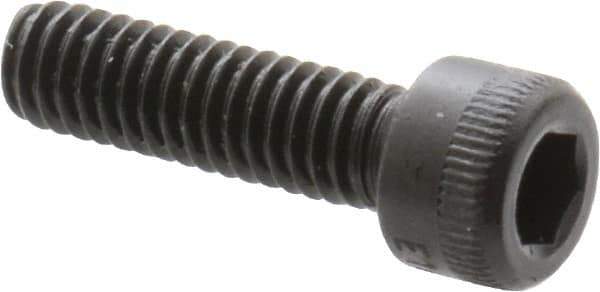 Holo-Krome - #6-40 UNF Hex Socket Drive, Socket Cap Screw - Alloy Steel, Black Oxide Finish, Fully Threaded, 1/2" Length Under Head - Industrial Tool & Supply