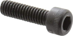 Holo-Krome - #6-40 UNF Hex Socket Drive, Socket Cap Screw - Alloy Steel, Black Oxide Finish, Fully Threaded, 1/2" Length Under Head - Industrial Tool & Supply