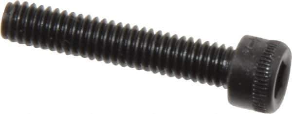 Holo-Krome - #6-40 UNF Hex Socket Drive, Socket Cap Screw - Alloy Steel, Black Oxide Finish, Fully Threaded, 3/4" Length Under Head - Industrial Tool & Supply