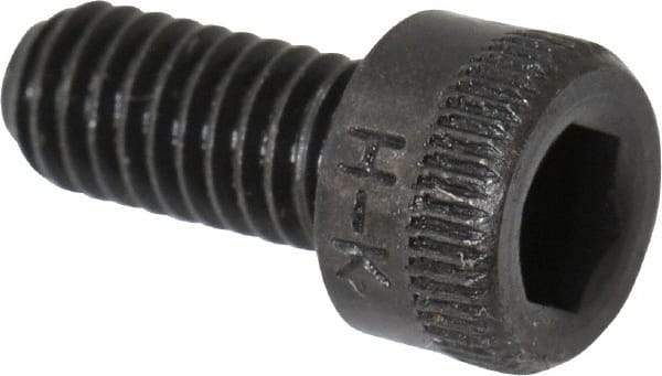Holo-Krome - #8-36 UNF Hex Socket Drive, Socket Cap Screw - Alloy Steel, Black Oxide Finish, Fully Threaded, 3/8" Length Under Head - Industrial Tool & Supply
