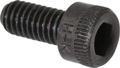 Holo-Krome - #8-36 UNF Hex Socket Drive, Socket Cap Screw - Alloy Steel, Black Oxide Finish, Fully Threaded, 3/8" Length Under Head - Industrial Tool & Supply