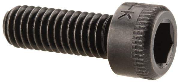 Holo-Krome - #8-36 UNF Hex Socket Drive, Socket Cap Screw - Alloy Steel, Black Oxide Finish, Fully Threaded, 1/2" Length Under Head - Industrial Tool & Supply