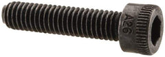 Holo-Krome - #8-36 UNF Hex Socket Drive, Socket Cap Screw - Alloy Steel, Black Oxide Finish, Fully Threaded, 3/4" Length Under Head - Industrial Tool & Supply