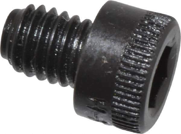 Holo-Krome - #10-32 UNF Hex Socket Drive, Socket Cap Screw - Alloy Steel, Black Oxide Finish, Fully Threaded, 1/4" Length Under Head - Industrial Tool & Supply