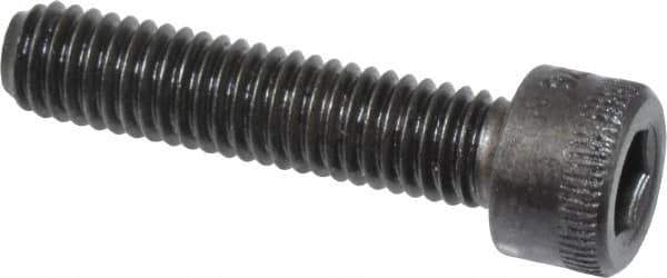 Holo-Krome - #10-32 UNF Hex Socket Drive, Socket Cap Screw - Alloy Steel, Black Oxide Finish, Fully Threaded, 7/8" Length Under Head - Industrial Tool & Supply
