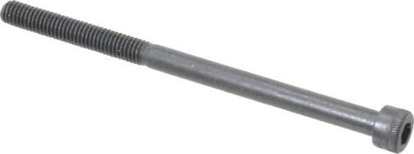 Holo-Krome - #10-32 UNF Hex Socket Drive, Socket Cap Screw - Alloy Steel, Black Oxide Finish, Partially Threaded, 3" Length Under Head - Industrial Tool & Supply