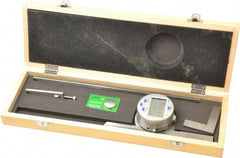 Fowler - 30 sec Resolution Digital Combination Protractor and Inclinometer - Multiple dg Accuracy, 5 min Accuracy, Multiple dg Range, Data Output - Industrial Tool & Supply
