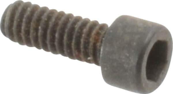 Holo-Krome - #2-56 UNC Hex Socket Drive, Socket Cap Screw - Alloy Steel, Black Oxide Finish, Fully Threaded, 1/4" Length Under Head - Industrial Tool & Supply